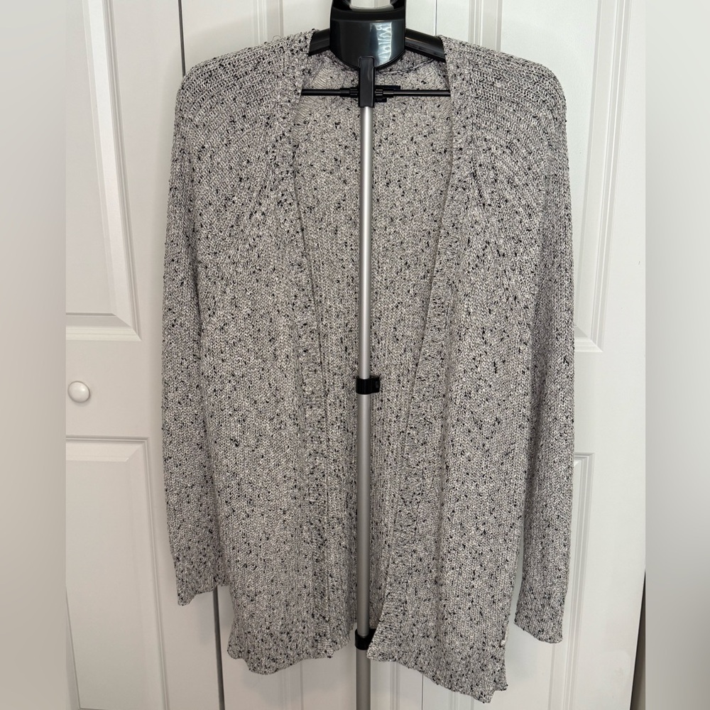 American Eagle Outfitters Black and White Knit Cardigan
